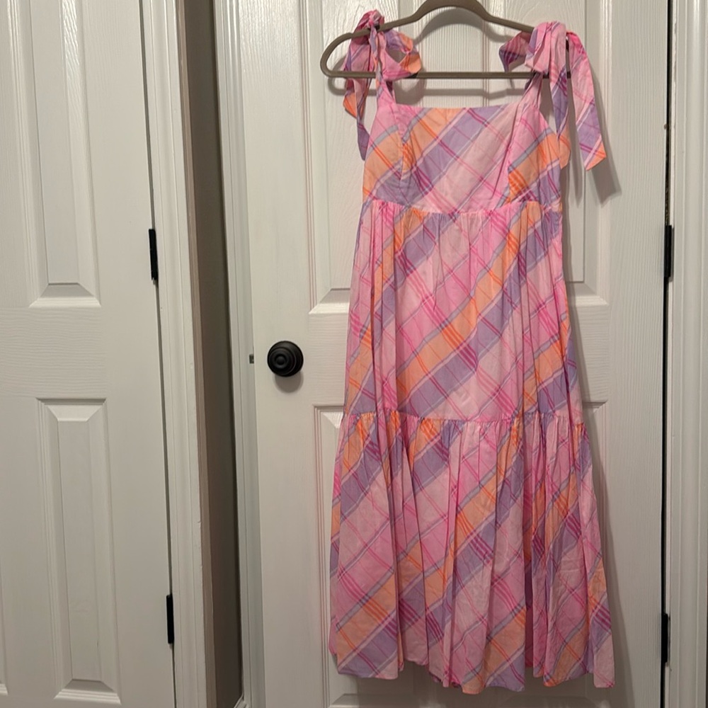 Lilly Pilitzer Annlee Dress Pink Madras Plaid